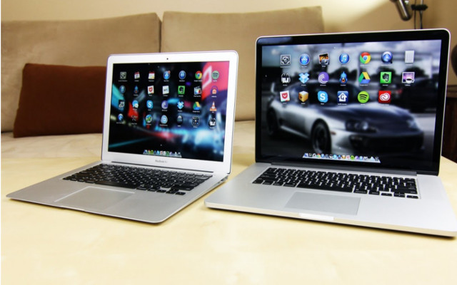 Uva Recreación impulso Comparativa del MacBook Air 13" VS MacBook Pro Retina (2015) | Mi Mundo  Gadget
