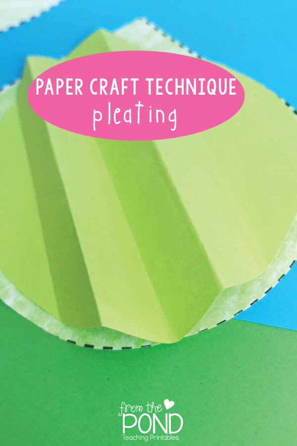 Paper Craft Techniques From the Pond
