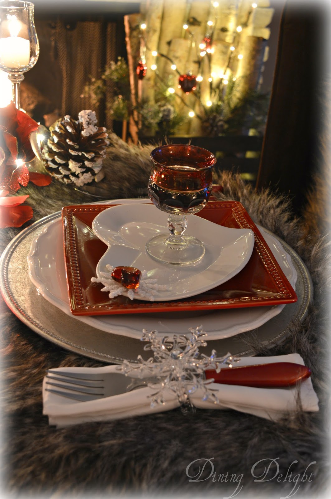 Dining Delight: Valentine Apres Ski Table for Two