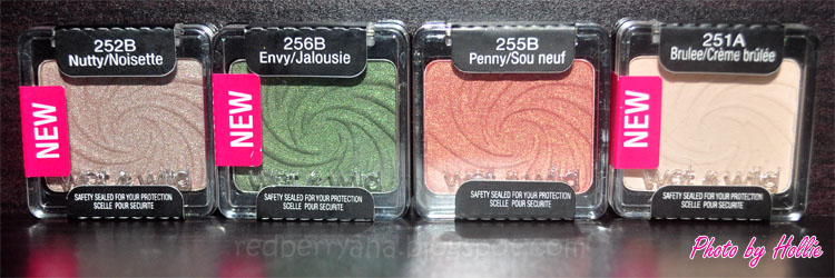Random Beauty by Hollie: Wet n Wild Color Icon Eyeshadow Single Swatches