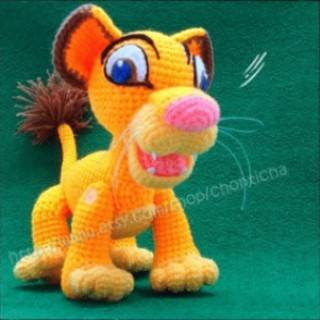 PATRON SIMBA EL REY LEON AMIGURUMI 28882