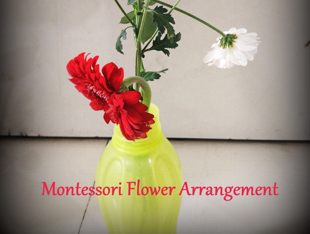 Montessori Flower Arrangement Practical Life Activity 23 Months Old