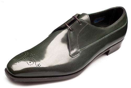 Bergdorf Goodman Men's Half-textured Leather Derby Shoes In Tabaco