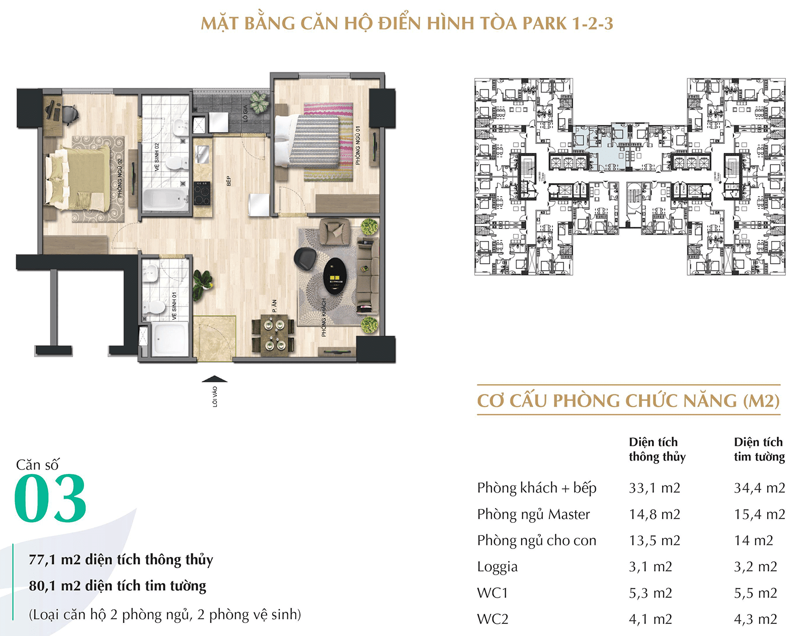 Thiết kế chi tiết mặt bằng căn hộ tòa Park 1,2,3 - Eurowindow River Park Thiết kế chi tiết mặt bằng căn hộ tòa Park 1,2,3 - Eurowindow River Park