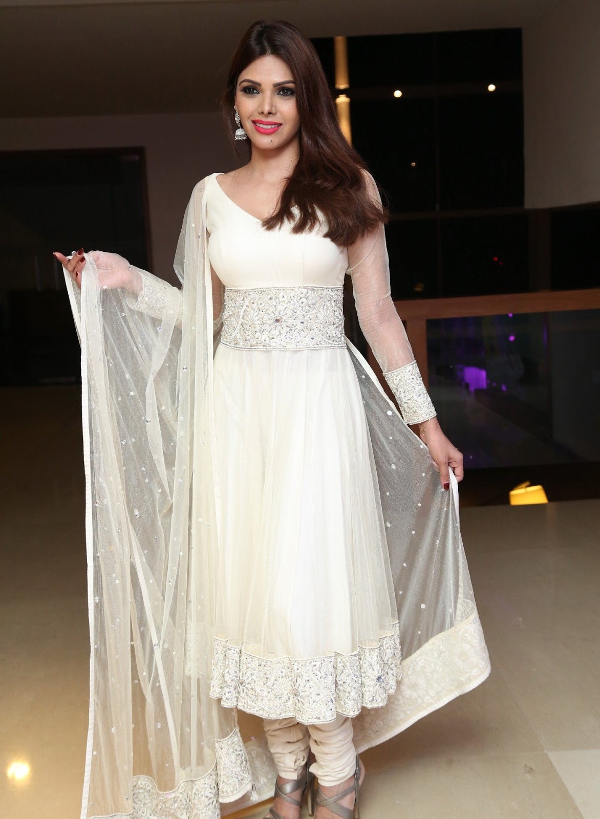 Sherlyn Chopra Looks In White Dress At Dj Inayah sherlyn chopra looks in white dress at dj inayah