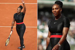  Serena Williams Apigwa Stop Kuvaa Nguo Nyeusi  French Open