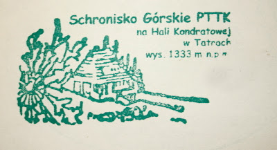Schronisko PTTK na Hali Kondratowej - pieczątka