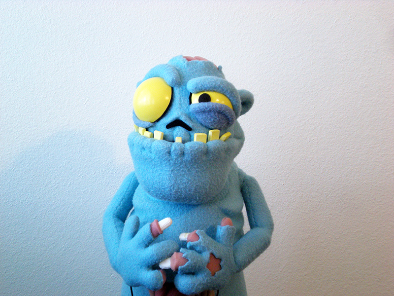 The Golden Glue Gun Zombie Puppet Completion