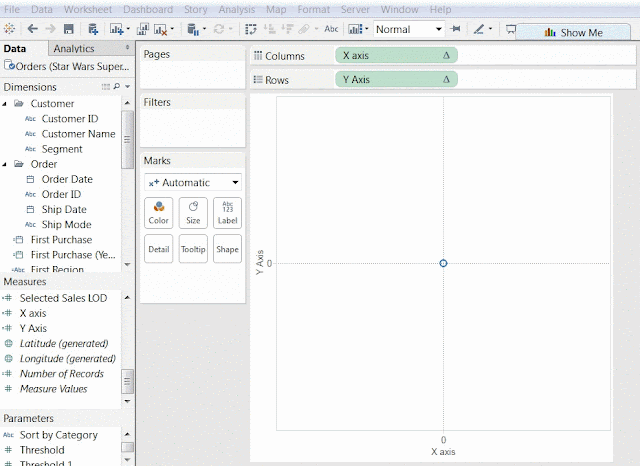 tableau gurus trellis chart in tableau with pie chart grids trellis chart tableau