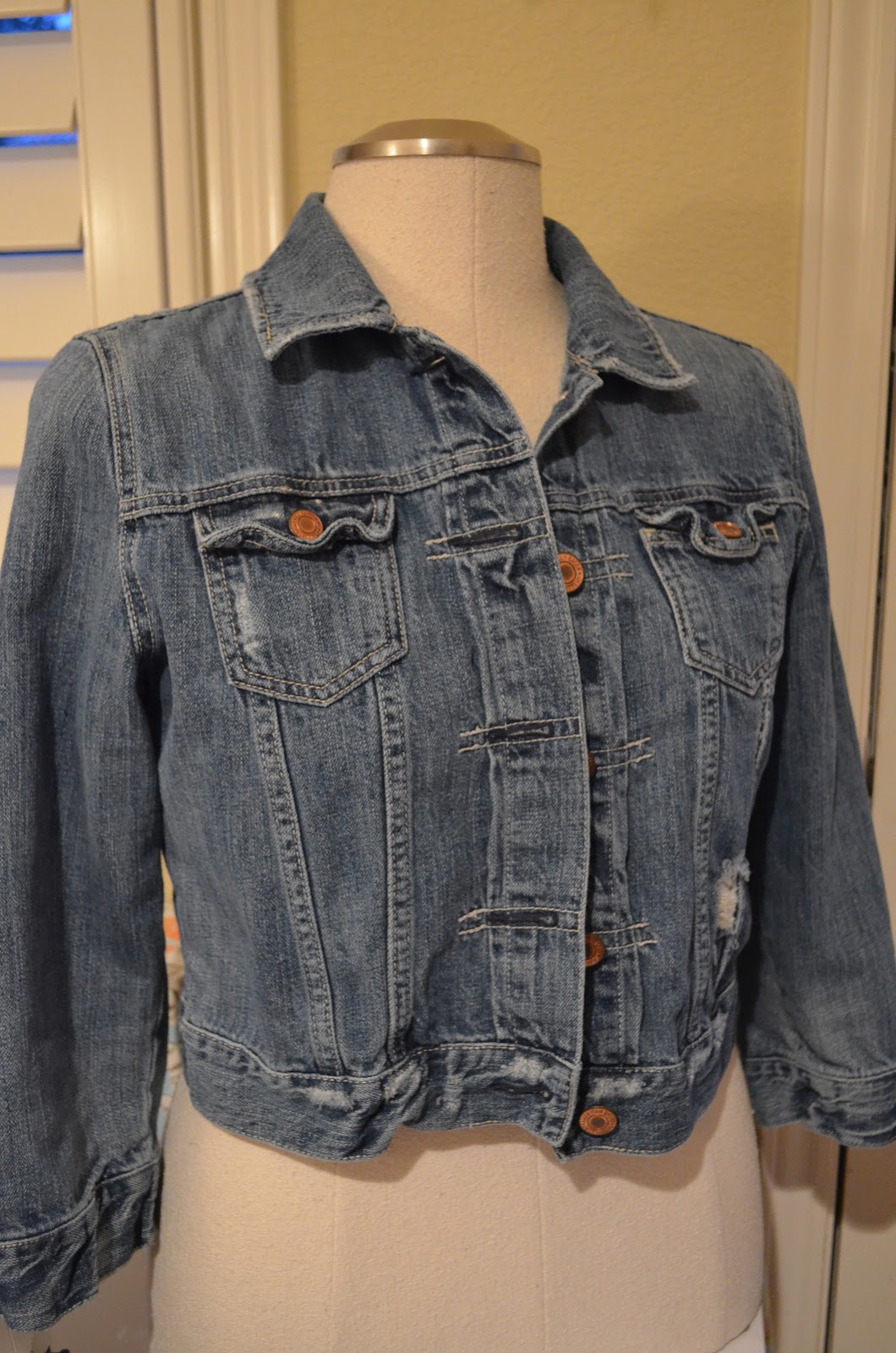 Therapy. Everyone needs some.: DIY Studded Denim Jacket