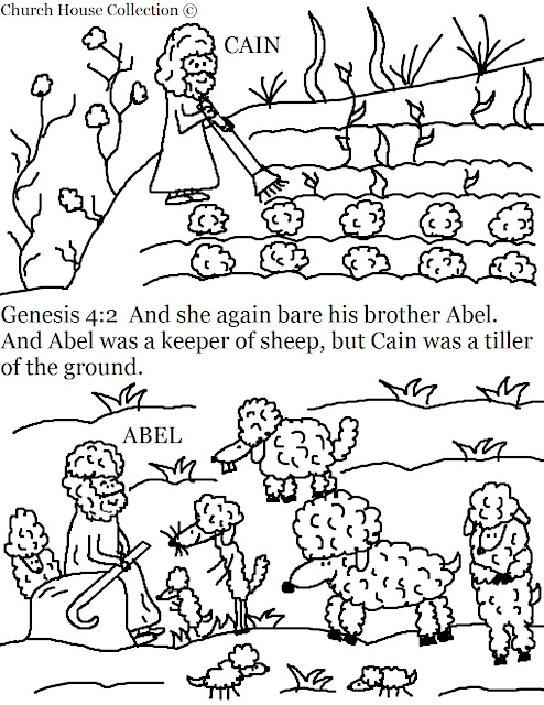 Church House Collection Blog: Cain And Abel Coloring Pages