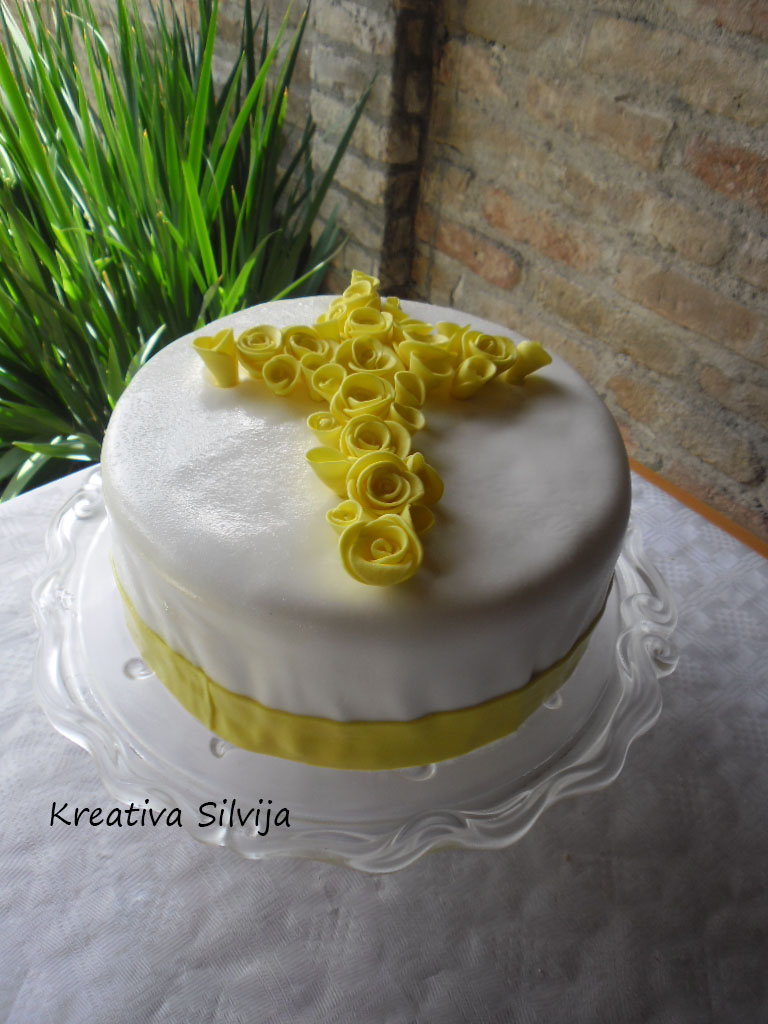 Kreativa Silvija Jedna kumovska torta