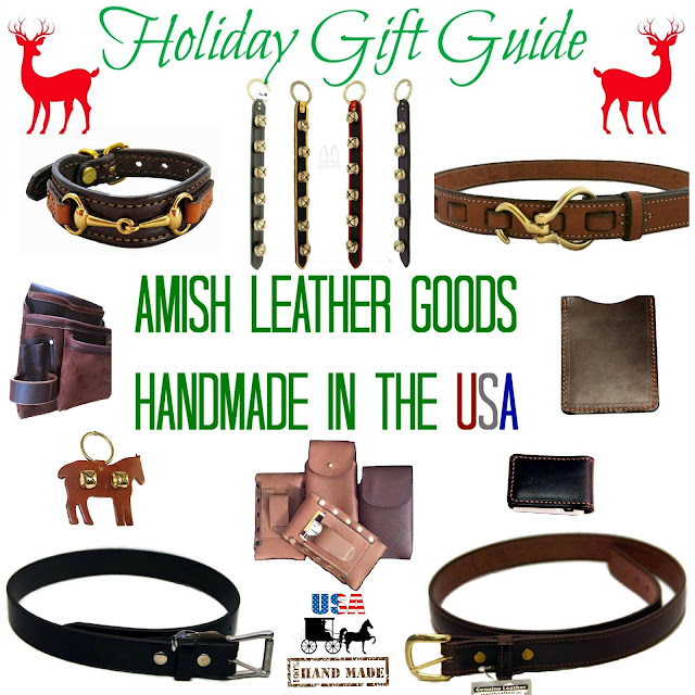 2017 Amish Leather Holiday Gift Guide Handmade in the USA