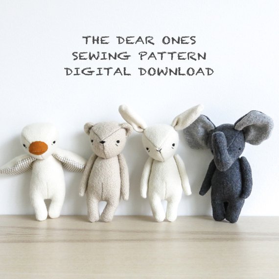 Content in a Cottage: 4 Stuffed Animal Sewing Patterns to Download