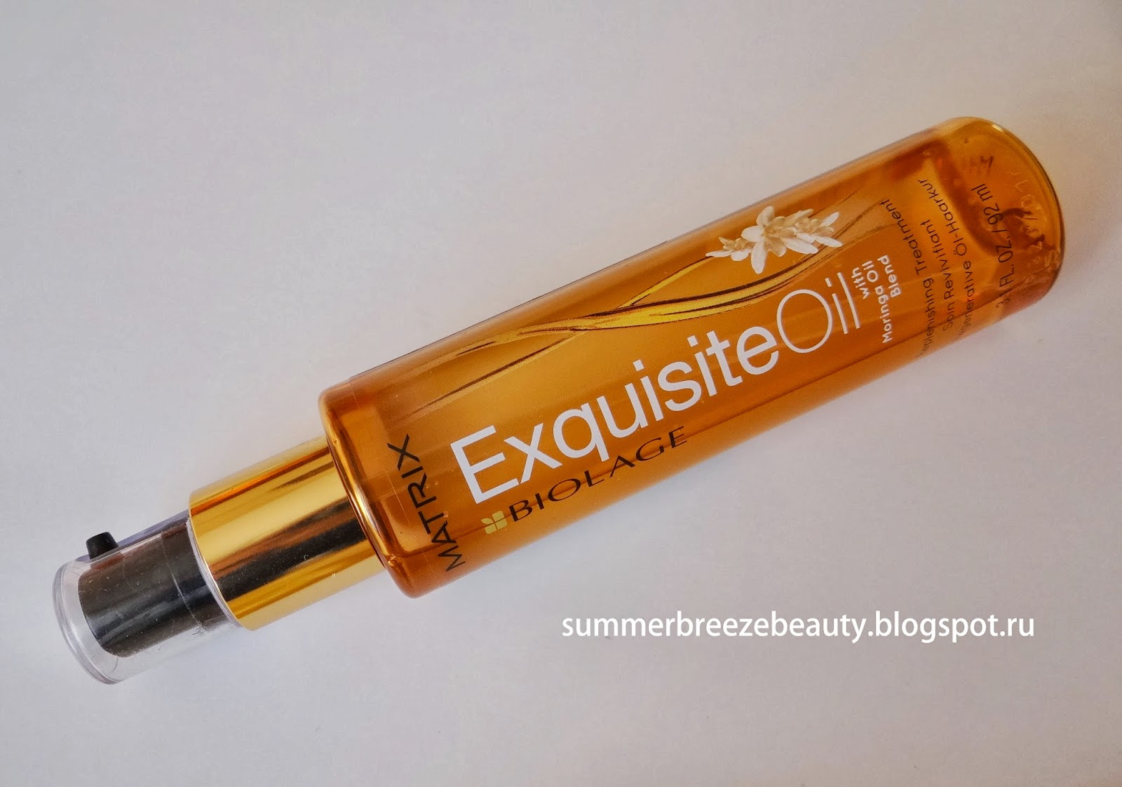 Summer Breeze Beauty: Масло для волос Matrix Biolage Exquisite Oil