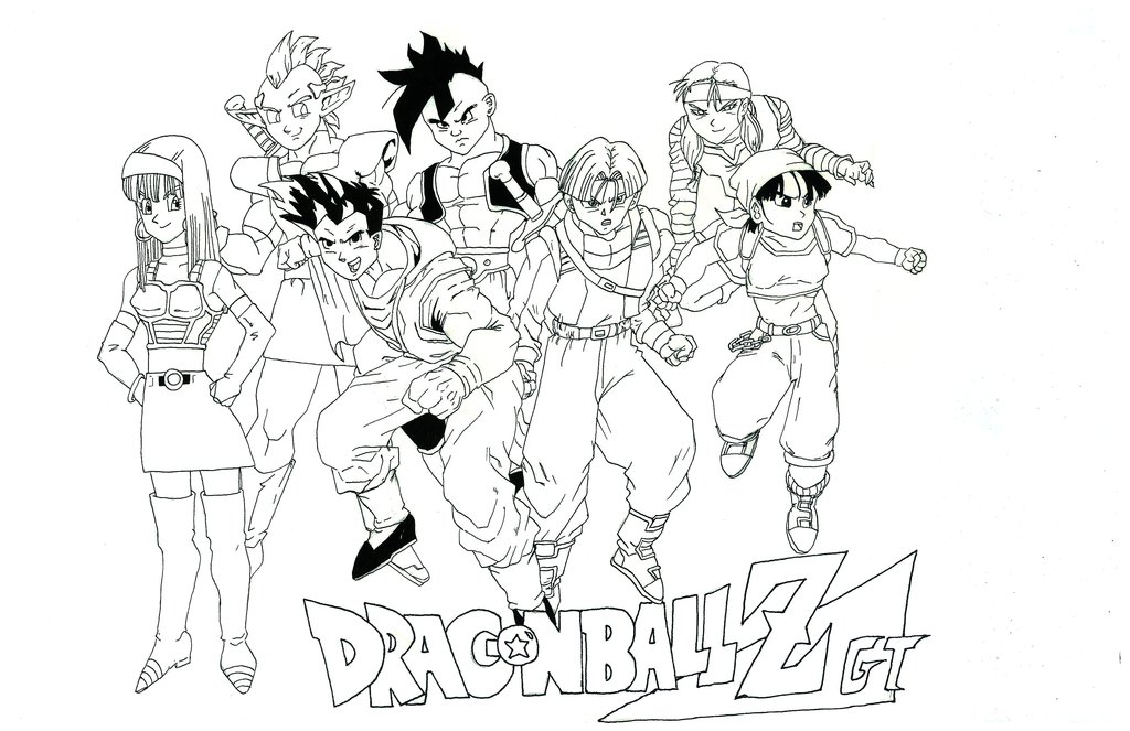 gambar mewarnai dragon ball