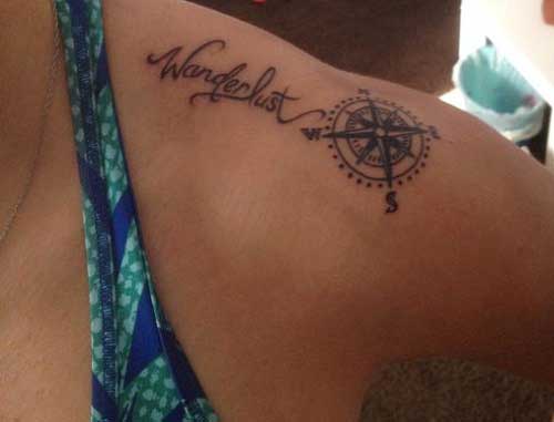 shoulder compass tattoo omuz pusula dövmesi shoulder compass tattoo omuz pusula dövmesi