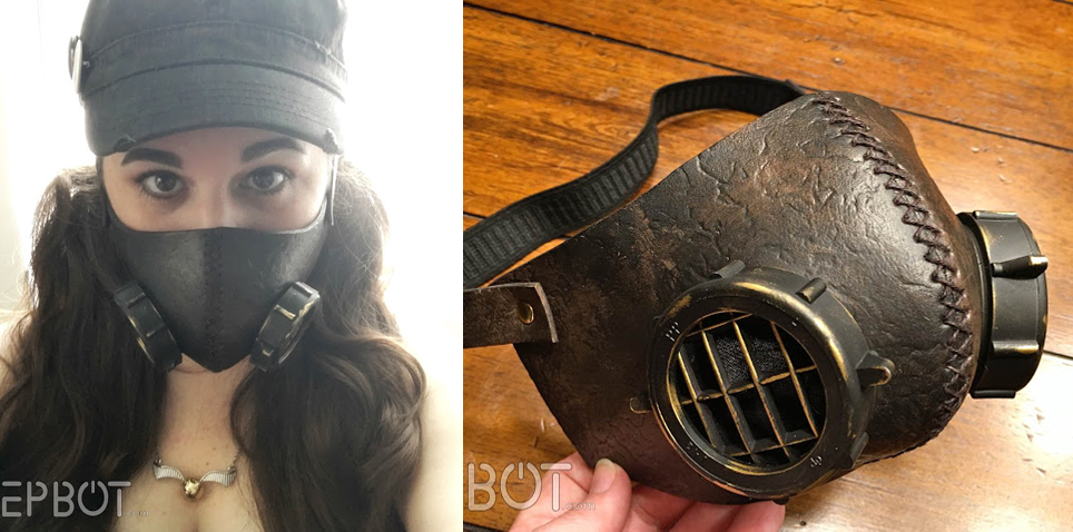 again all craft foam though it looks more like real leather than the one i made with real leather grab the free template and read the full tutorial