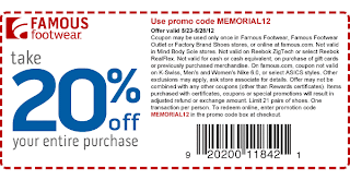 famous footwear coupons august 2019