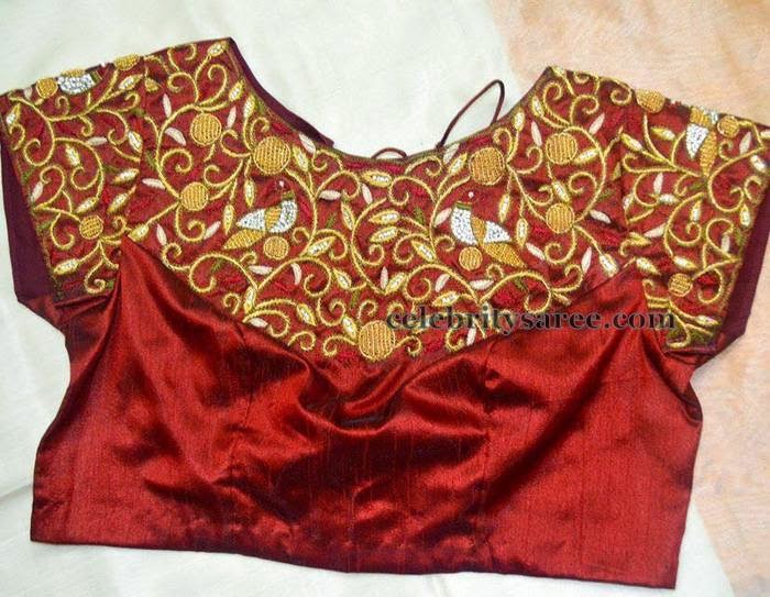 Blouse Designs with Sequins - Saree Blouse Patterns