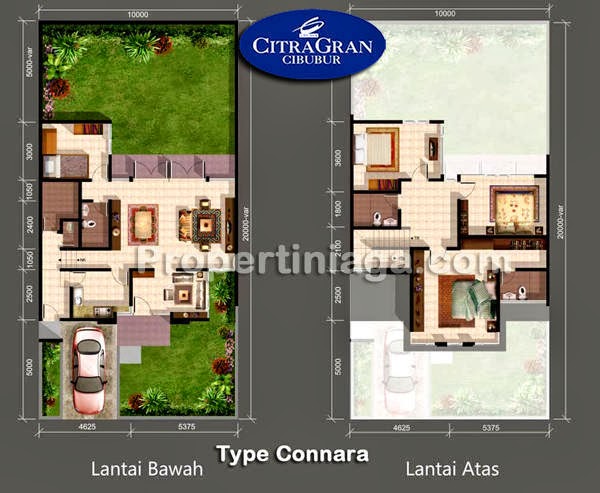 Denah-Rumah-Type-Connara-Citragran Denah-Rumah-Type-Connara-Citragran