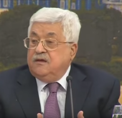 Mahmoud Abbas. Snapshot of video snapshot from video