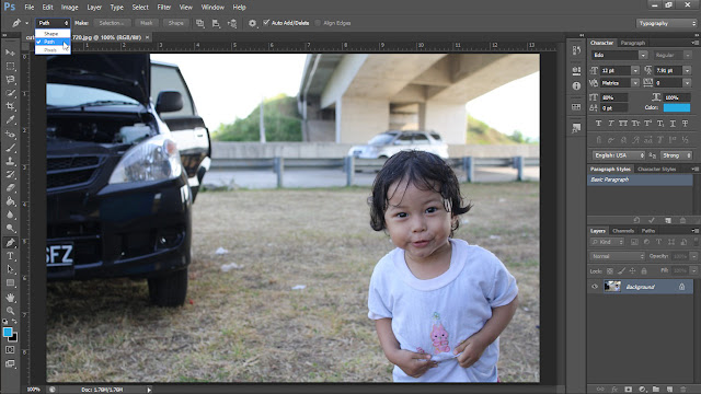 Yok Ganti Warna Baju Di Photoshop