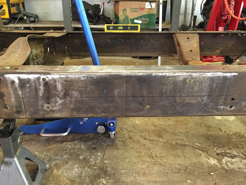 66 C10 Converting a long bed frame into a short bed frame