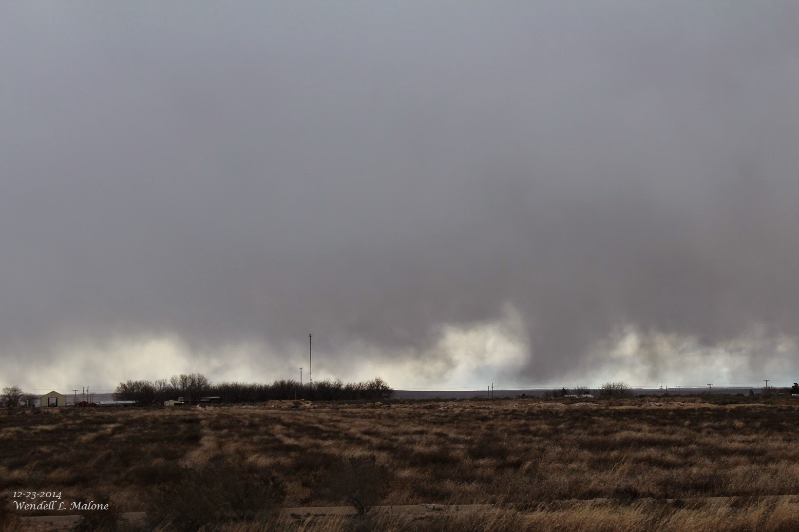 Convective Showers & Virga Near Artesia.