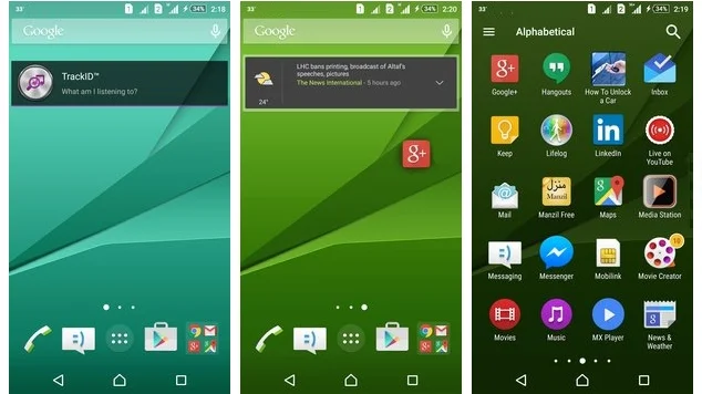 Xperia Z5 Home Laucher and Theme APK