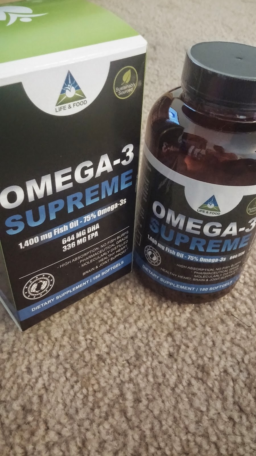 Steph's Unique Reviews and More Omega3 Supreme Fish Oil 1400mg Review