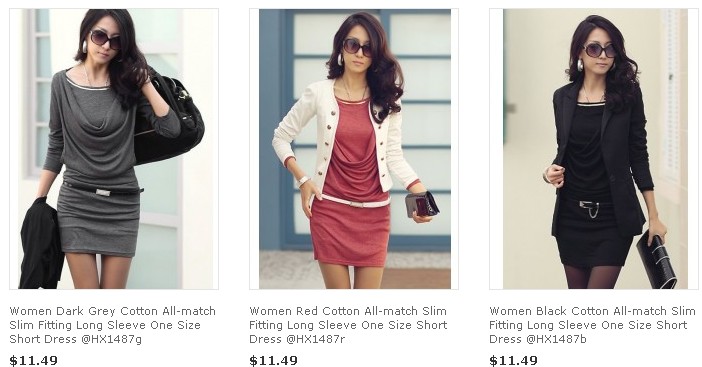 Women’s fashion clothing or fashion clothes, covering kinds of styles of fashion dresses, coats, outerwear, pants, knitwear,