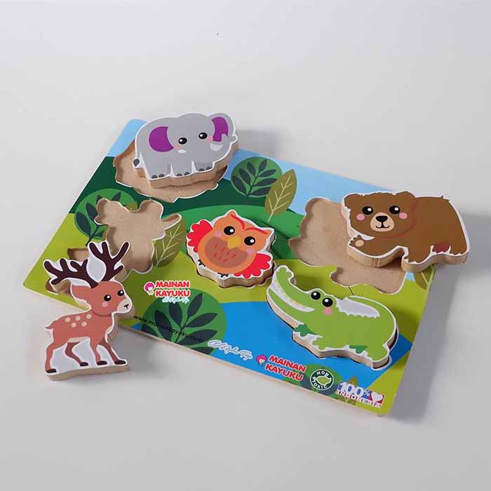 Puzzle Chunky Hewan New