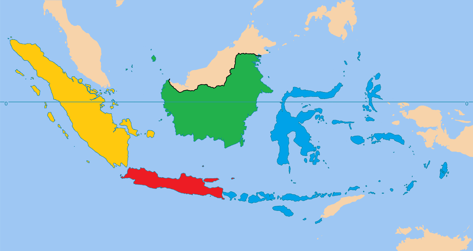 Gambar Peta Indonesia Kartun