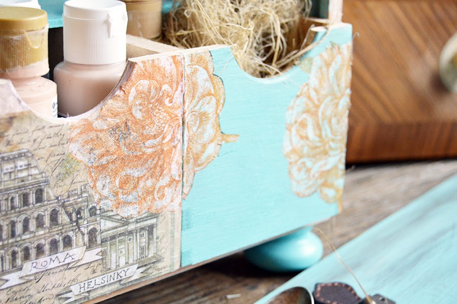 Decorar con servilletas y pintura