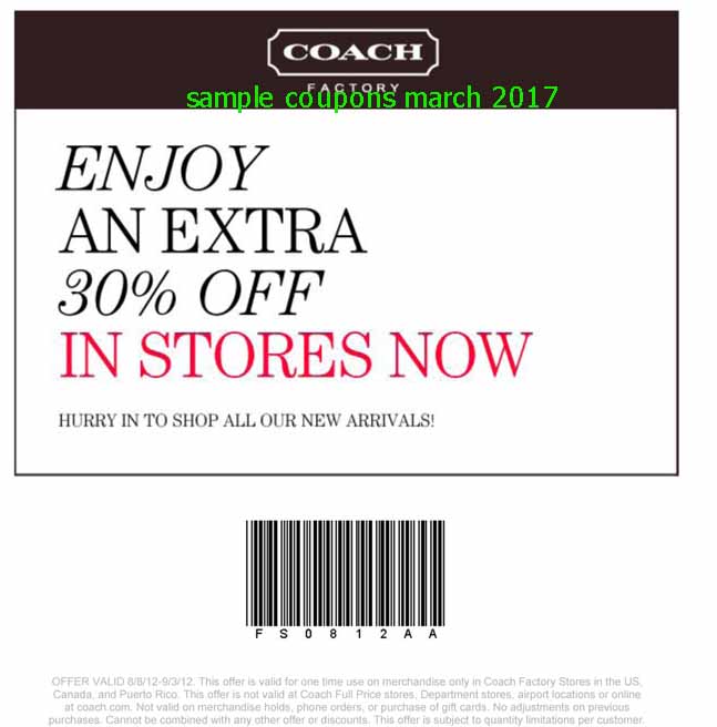 Coach factory outlet free shipping coupon code