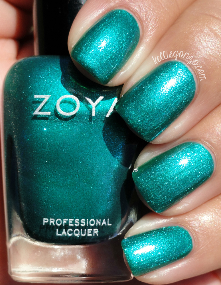 KellieGonzo: Zoya Summer 2015 Paradise Sun Collection Swatches & Review