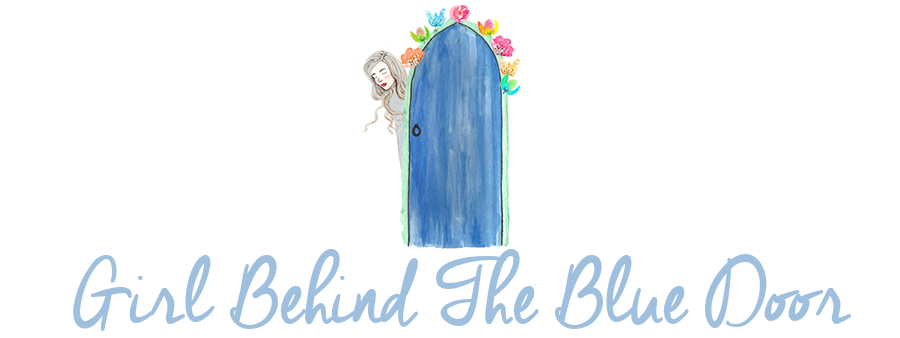 Girl Behind The Blue Door