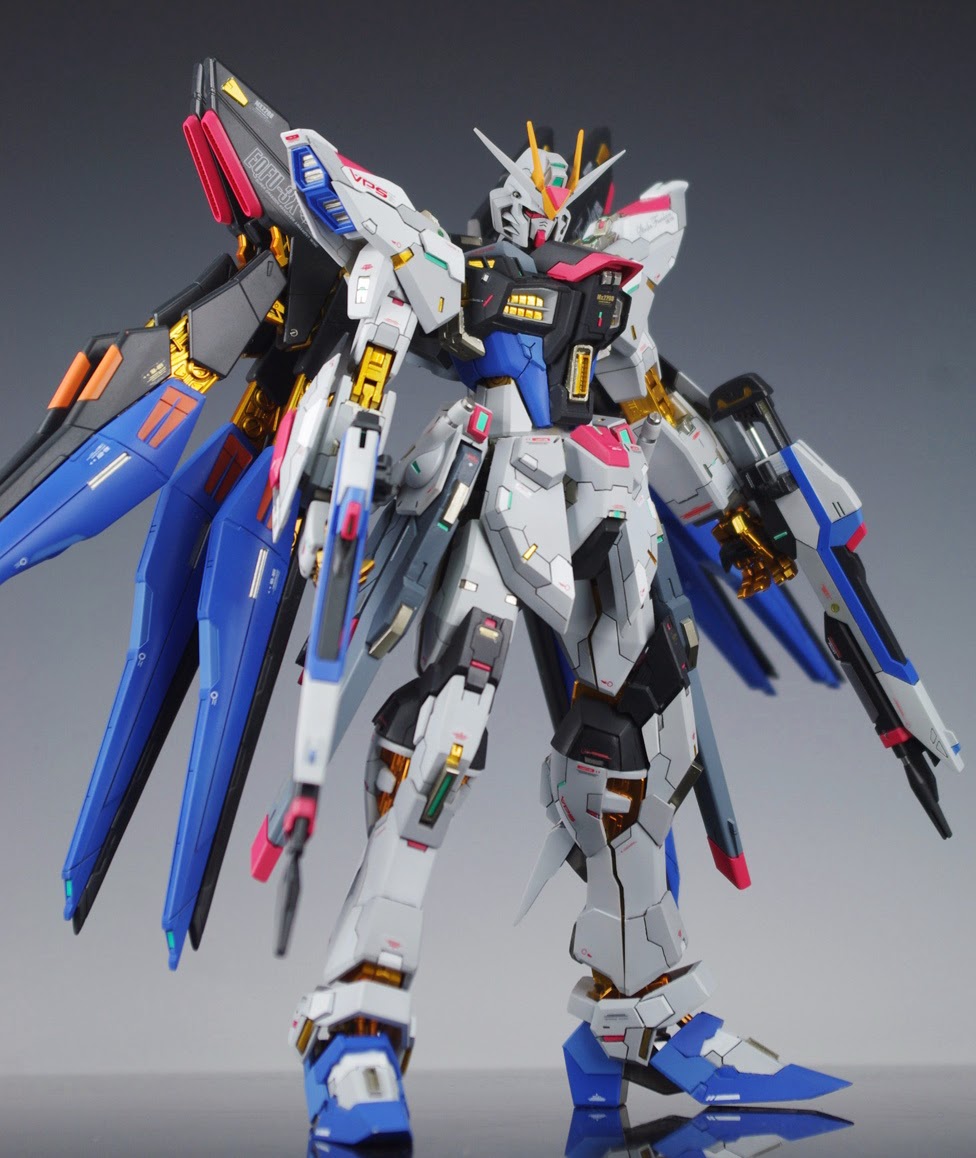 GUNDAM GUY: MSB 1/100 ZGMF-X20A Strike Freedom Gundam - Painted Build