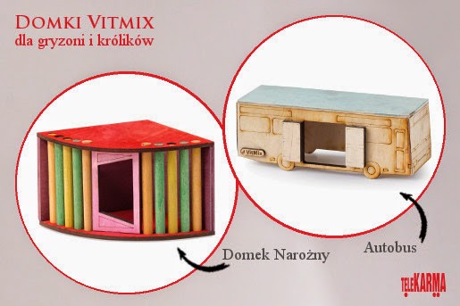 Domki Vitmix dla gryzoni i królików