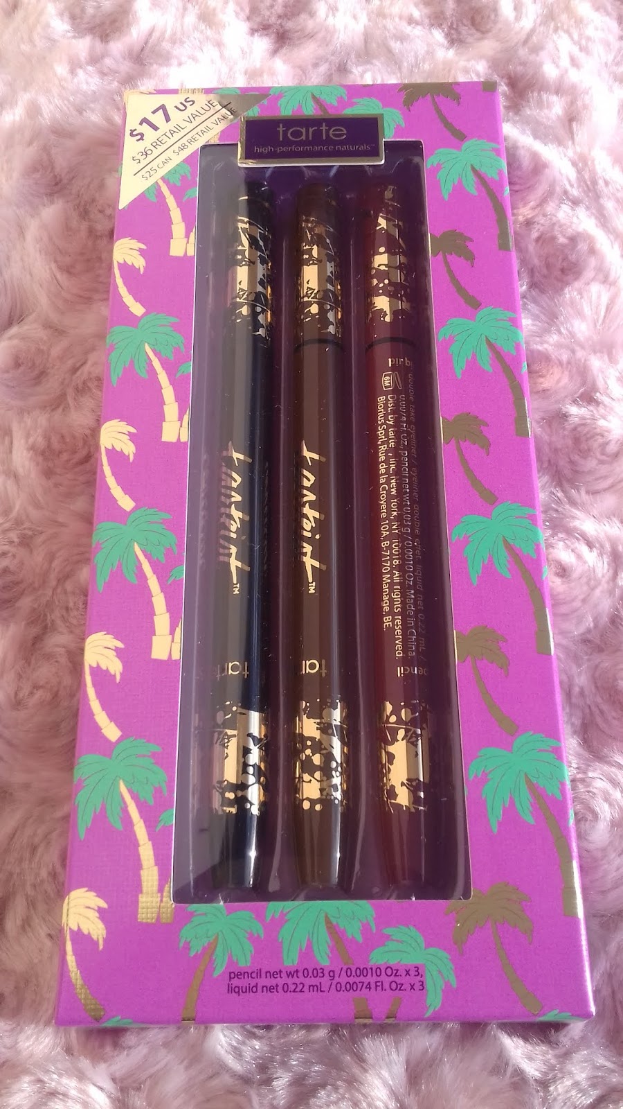 Coffret Eyeliner Crayon Deluxe Tarteist Dream Team Liner Trio Tarte