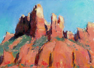 Red Rock Rising (Sedona) Oil Painting by Michael Chesley Johnson