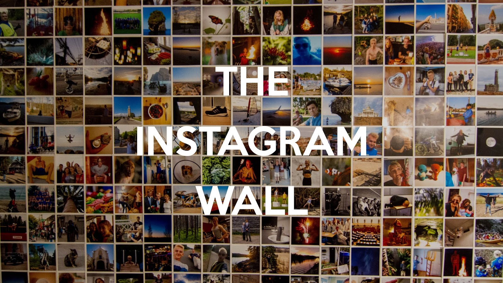 Defining In an Instant Instagram Wall