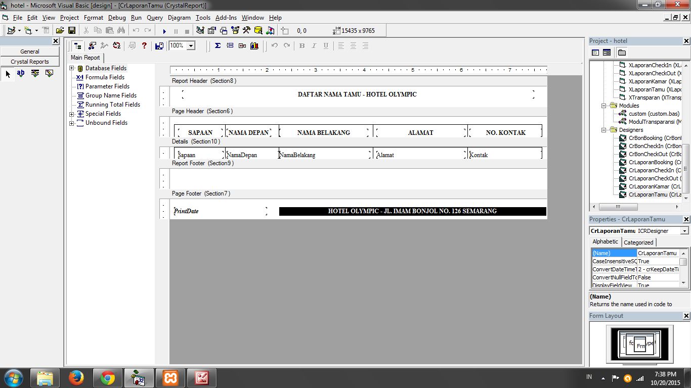 Contoh Database Hotel Dengan Mysql Contoh Miri