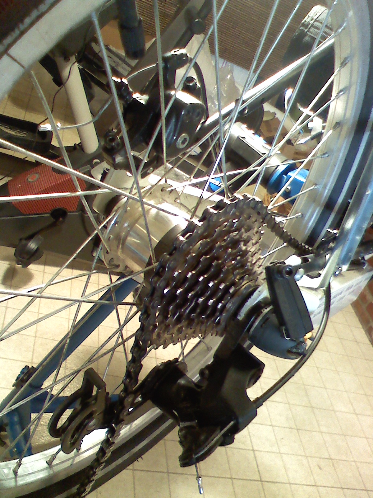 My Tadpole Recumbent Trike Experience Gears revamped