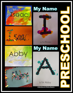 photo of: Name Recognition in Preschool, Name Projects for Literacy