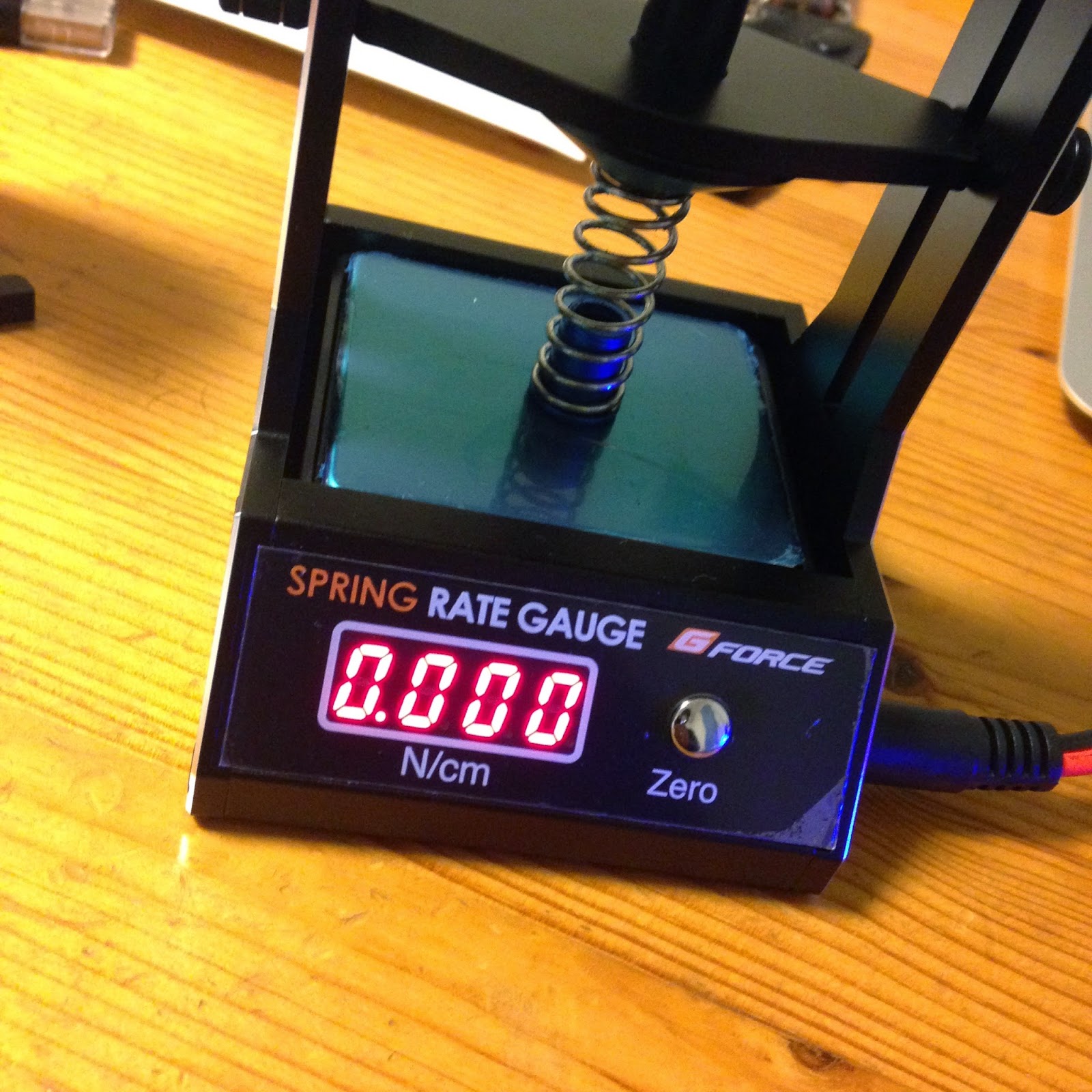 mtabe 日記 G FORCE Spring Rate Gauge