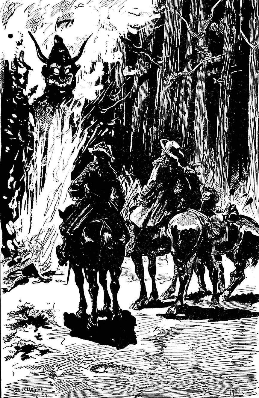 Gordon Browne a Gordon Browne illustration of a fake demon intended to frighten