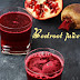 Beetroot pomegranate juice / Beetroot juice / Healthy juice with beetroot