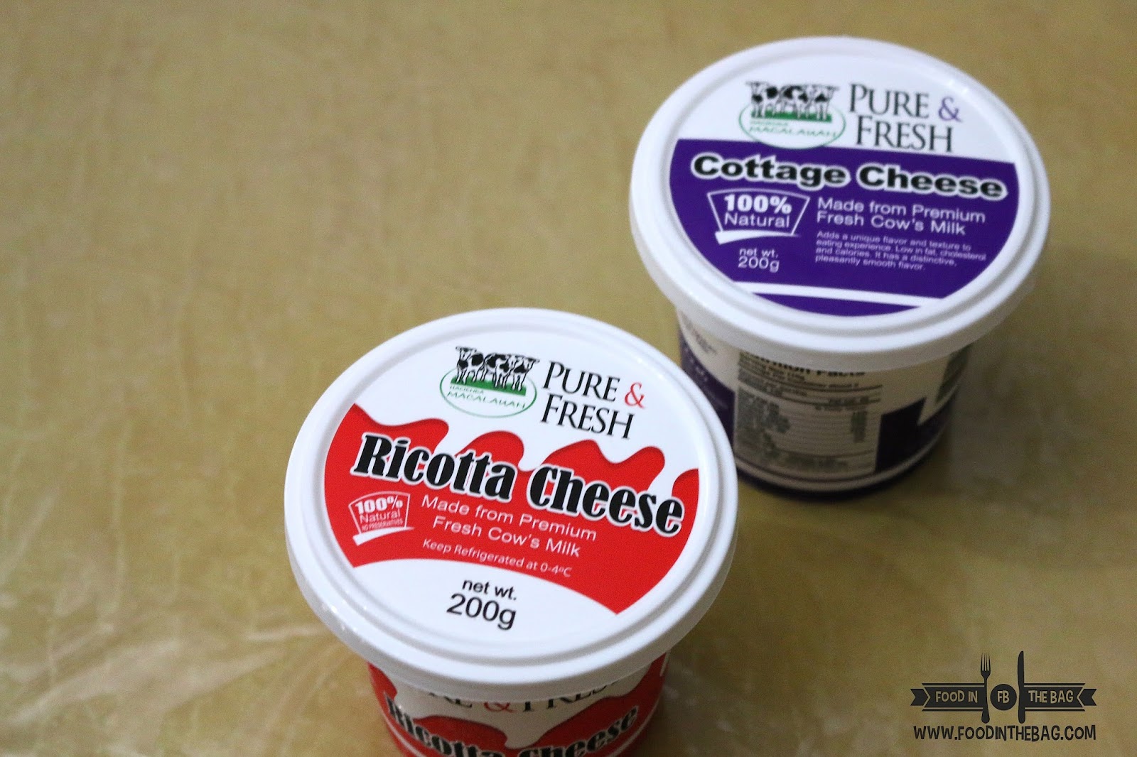 Food In The Bag Quick Bites Pure And Fresh Cheese